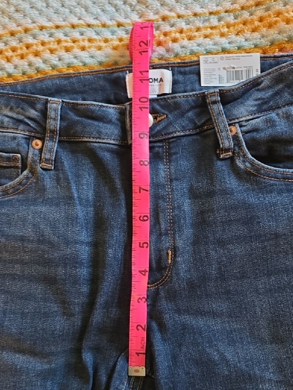 Sonoma Dark Blue Cropped Denim Capri Jeans - Picture 8 of 9